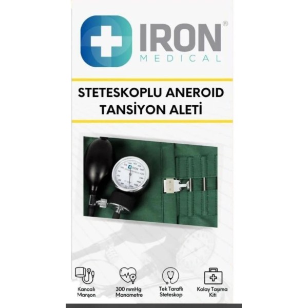 IRON steteskoplu aneroıd tansiyon aleti